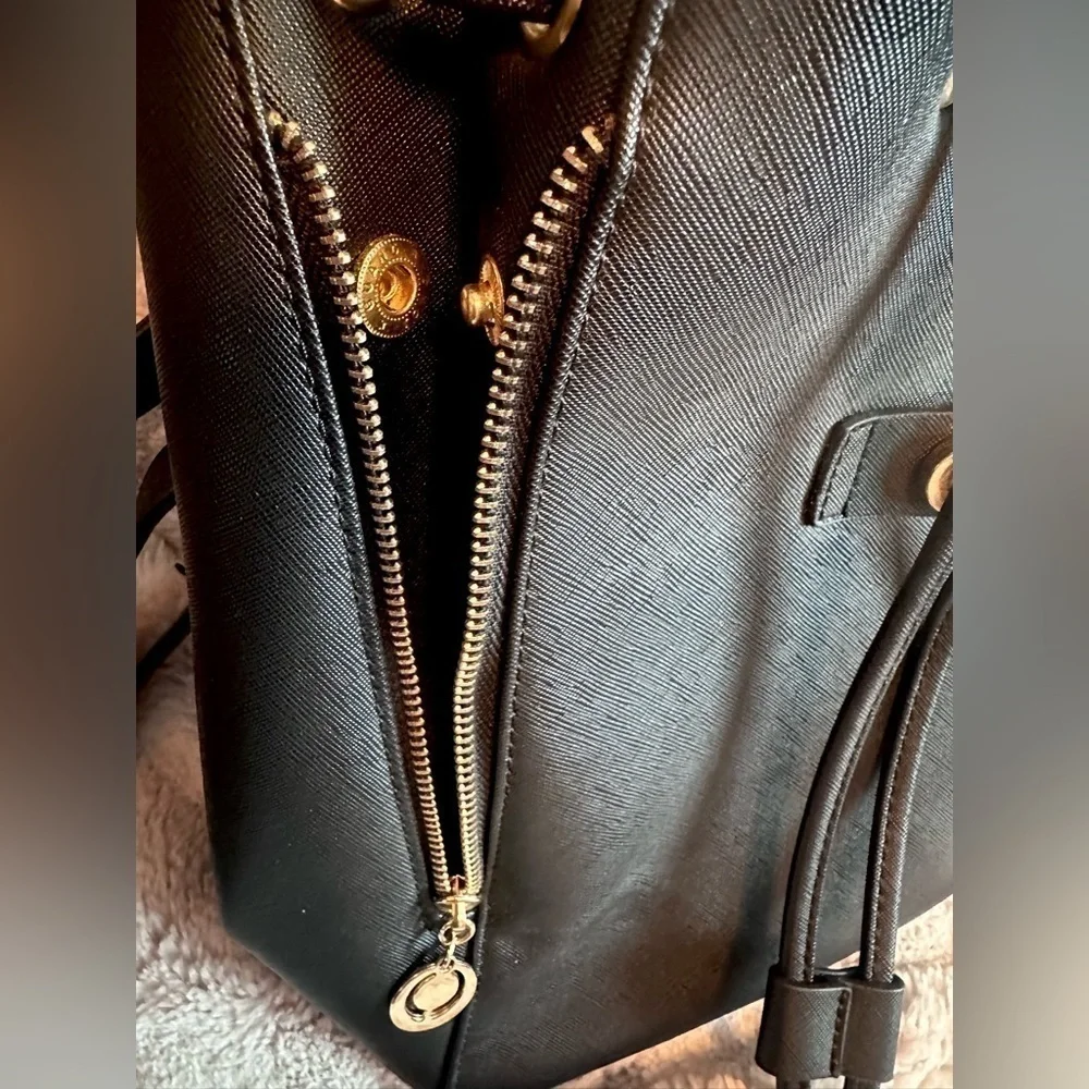 Faux Leather Backpack School Bag Student Backpack Women Travel bag Black Mini